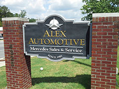 Alex Automotive Sign