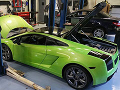 Green Lamborghini - Alex Automotive