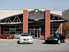 Cars in front of the shop 2 - Alex Automotive